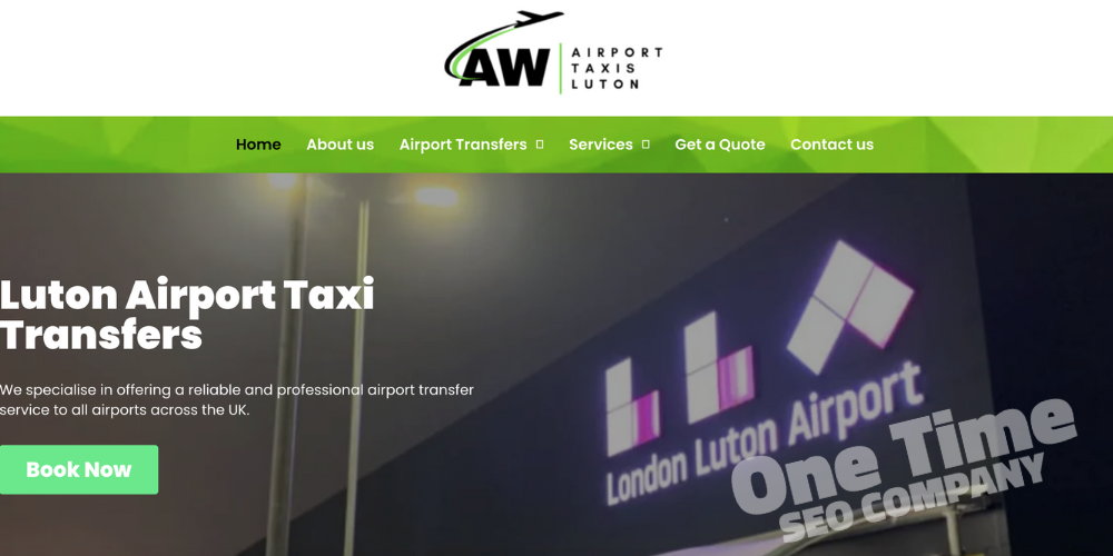 SEO Project Luton Taxi Service UK